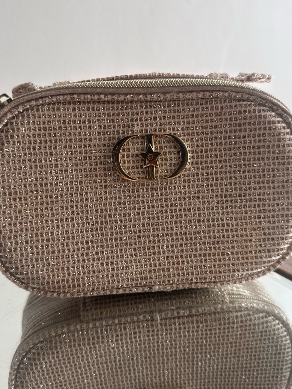 Women’s Sparkle Crossbody Bag in Light Pink